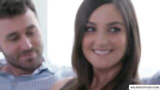 A very romantic threesome fuck action