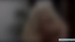 Sexy lesbians scream for intense orgasm