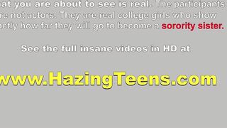 Lesbian College Girls Hazed For First Time