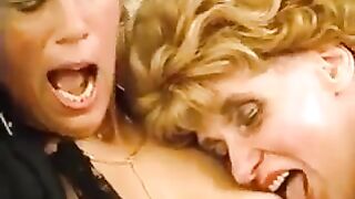 Three granny masturbating