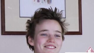 3 Adorable girls play a game of strip cards