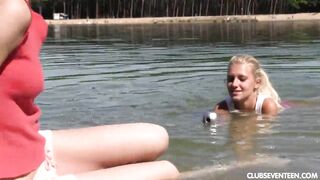 Teens are fingering outside