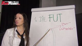 FUN MOVIES German lesbian amateur clitoris stimulation class