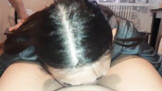 While my neighbor was doing cunnilingus to me, my girlfriend masturbated her pussy with a vibrator - Lesbian Illusion Girls