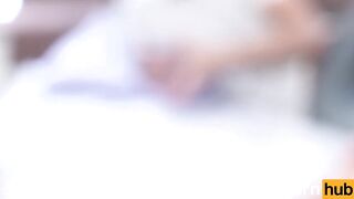 FFM Threesome with two Young Brunettes