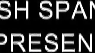 She spanks her in school uniform