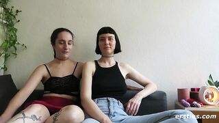 Delfine & Katie Enjoy Some Dirty Time Together