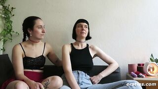Delfine & Katie Enjoy Some Dirty Time Together