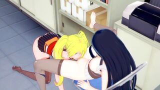 NARUTO Sexy Jutsu for Lesbian Fun with Hinata (3D HENTAI)