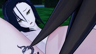 SEVEN DEADLY SINS Lesbian Merlin X Diane (3D HENTAI)