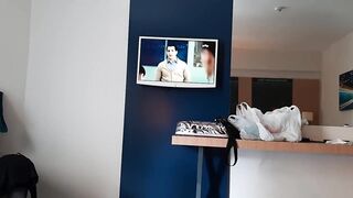 She licked my pussy while I was watching TV