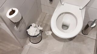 Risky Sex In Public Toilet - Lesbian-illusion