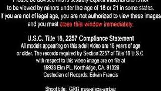 Alexa Jordan, Amber Rain & Mya Mckay Are Goth Lesbians