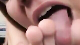 Boss foot licking 2
