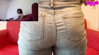 Madison's First Ever Spanking ~ preview ~ otk hand spanking female top ff spanking first time omaha