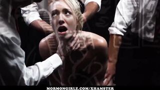 Mormongirlz - Extra small teens lesbian foursome