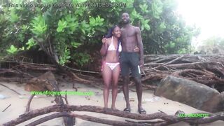 a public fuck at kribi beach in Cameroon between two tourists.  The girl with the big buttocks and the basketball player guy with a big one take pleasure at the beach in the middle of the day in front of the users.  It’s something new to consume wit