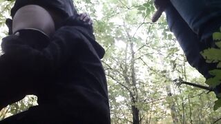 My girlfriend jerks off a dick as she watches me cum in another girl's mouth - Lesbian Illusion Girls