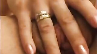 Hairy french lesbians with fingers and strapon