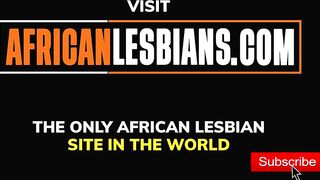 AFRICAN LESBIANS - Skinny African Lesbian Girlfriends Hard Strap on fuck