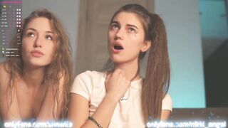 Pretty girls are posing and teasing on live cam, while their boyfriends are out of town