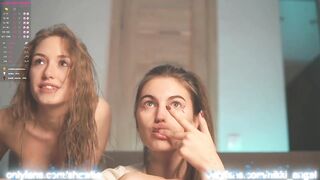 Pretty girls are posing and teasing on live cam, while their boyfriends are out of town