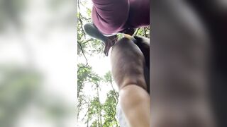 Fucking TastiLipps HARD in the Forest (We almost fall ????)