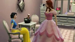 Snow White and Ariel LESBIAN Disney Fuck