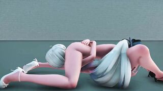 MMD Haku high class stripper that make men cry for no cum left 3d hentai fap challenge