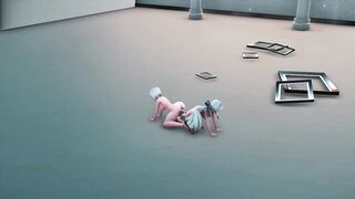 MMD Haku high class stripper that make men cry for no cum left 3d hentai fap challenge