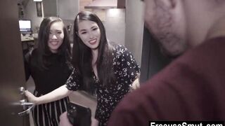Lucky guy used by hotel staff as fuck toy
