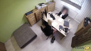 LOAN4K. She needs a new car, an loan agent needs her pussy