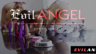 EvilAngel - Wild & Hardcore Halloween Lesbian Orgy