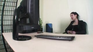 Licking sweat off her nylon feet