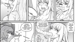 No lunch break Final episode - Weight gain comic