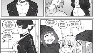 No lunch break Final episode - Weight gain comic