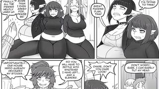 No lunch break Final episode - Weight gain comic