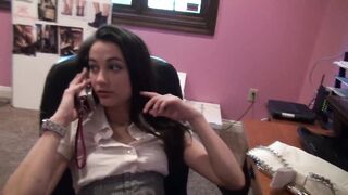 Sexy lesbians kiss passionately as they undress each other