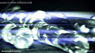 Lesbian ass injected with cum