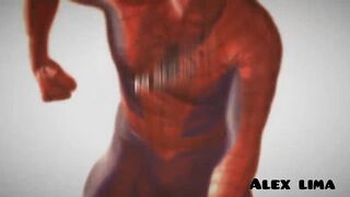 Homem Aranha se depara com duas taradas Gostosas. Paty Bumbum. E. Melissa Devassa. E meteu a rola nas duas  safadas