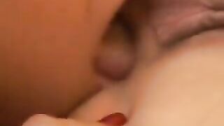 18 year old lesbian slides tongue into gaping asshole