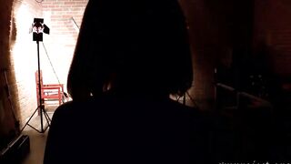 Majkelina Cat with hitachi and strap-on.