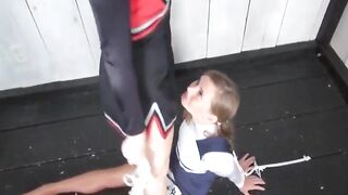 Bound Lesbians in Pantyhose Vibed (Part 1)