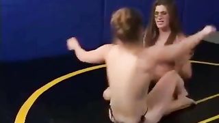 Lesbians Wrestling
