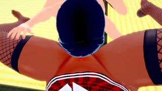 Boruto SARADA UCHIHA AND CHOCHO AKIMICHI sweet lesbians fun (3D HENTAI)