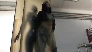 Bondage latex lesbians
