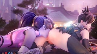 TRACER IS SUCH A SLUTTY LESBIAN {3D SFM} {2020 REUPLOADED}