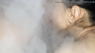 Mistress Smoking and Slave Licking Pussy - Lesbian Illusion Girls