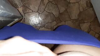 While we were cooking and fucking behind us, peeping neighbor and masturbating - Lesbian Illusion Girls