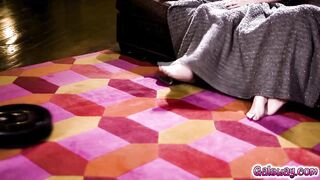 Scarlett and Eliza gets kinky watching sexy movie